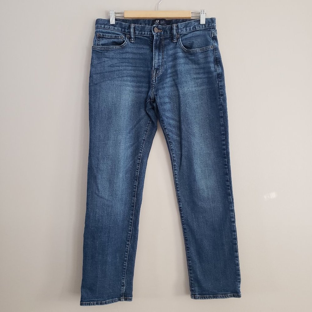 GAP Slim Straight Leg Blue Jeans Men's Pant Size 31